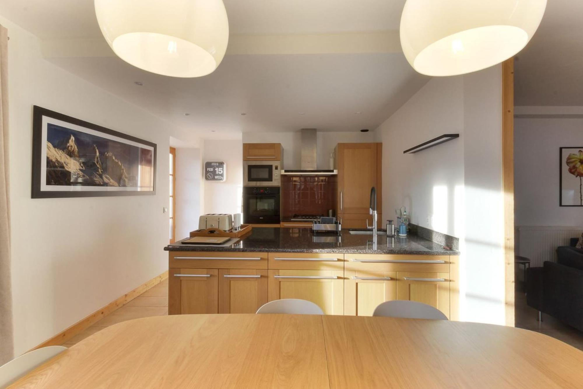 Les Alpins - Centre De Chamonix - Renove Avec Jardin Et Vue Imprenable Sur Le Montblanc Apartment Ngoại thất bức ảnh